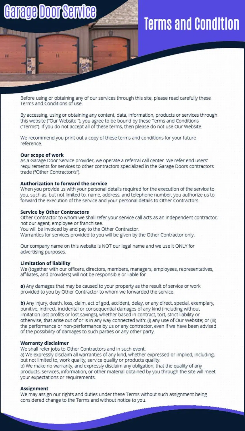 Neighborhood Garage Door Service Arlington, VA 703-832-8167